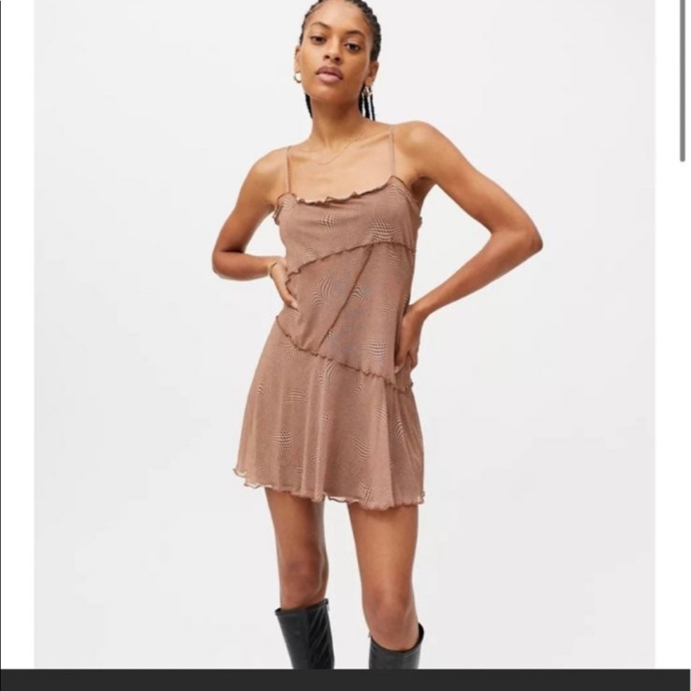 UO Moxie Brown Dress